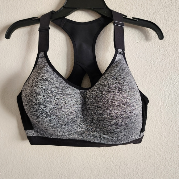Victoria Sport Other - Victoria Sport Heathered Black and Gray Sports Bra 40 D
